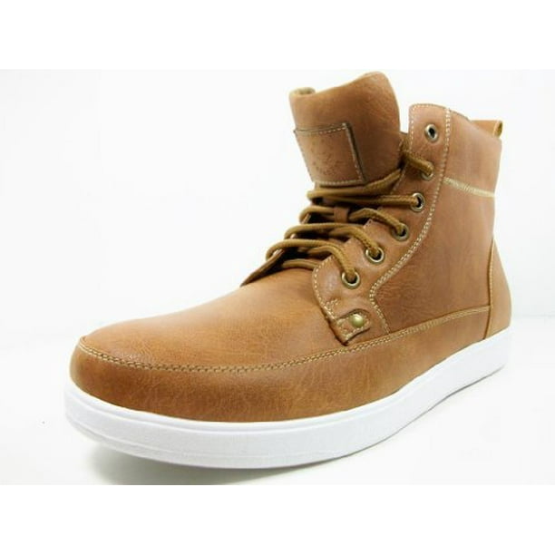 Polar Fox Mens 55009-Brown High Top Fashion Sneakers